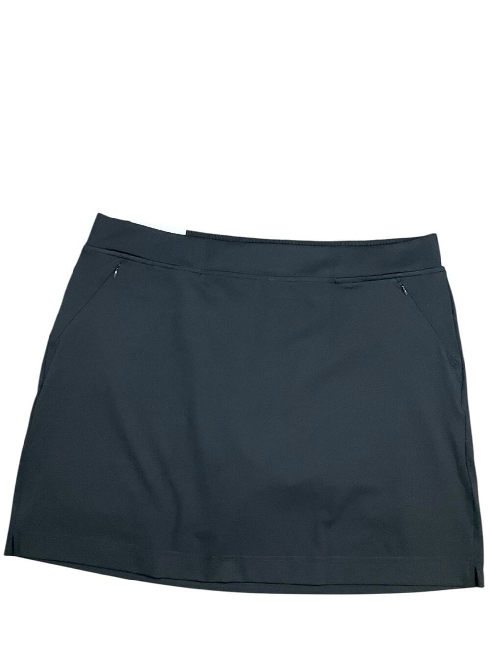 32 Degrees Women’s Black Athletic Skort with Zip Pockets Size XXL NWT